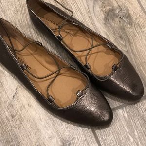 Lucky Brand Aviee Lace-Up Ballet Flat